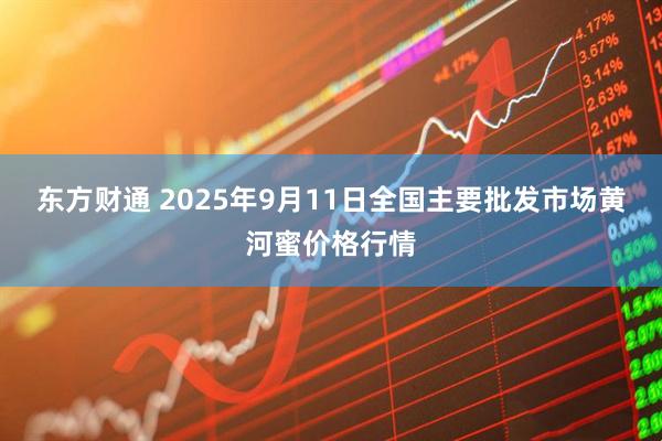 东方财通 2025年9月11日全国主要批发市场黄河蜜价格行情